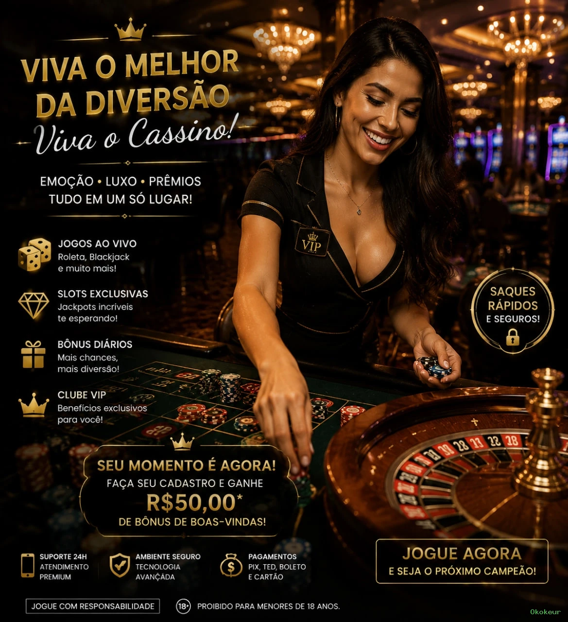 Recursos de Bônus Okokeur